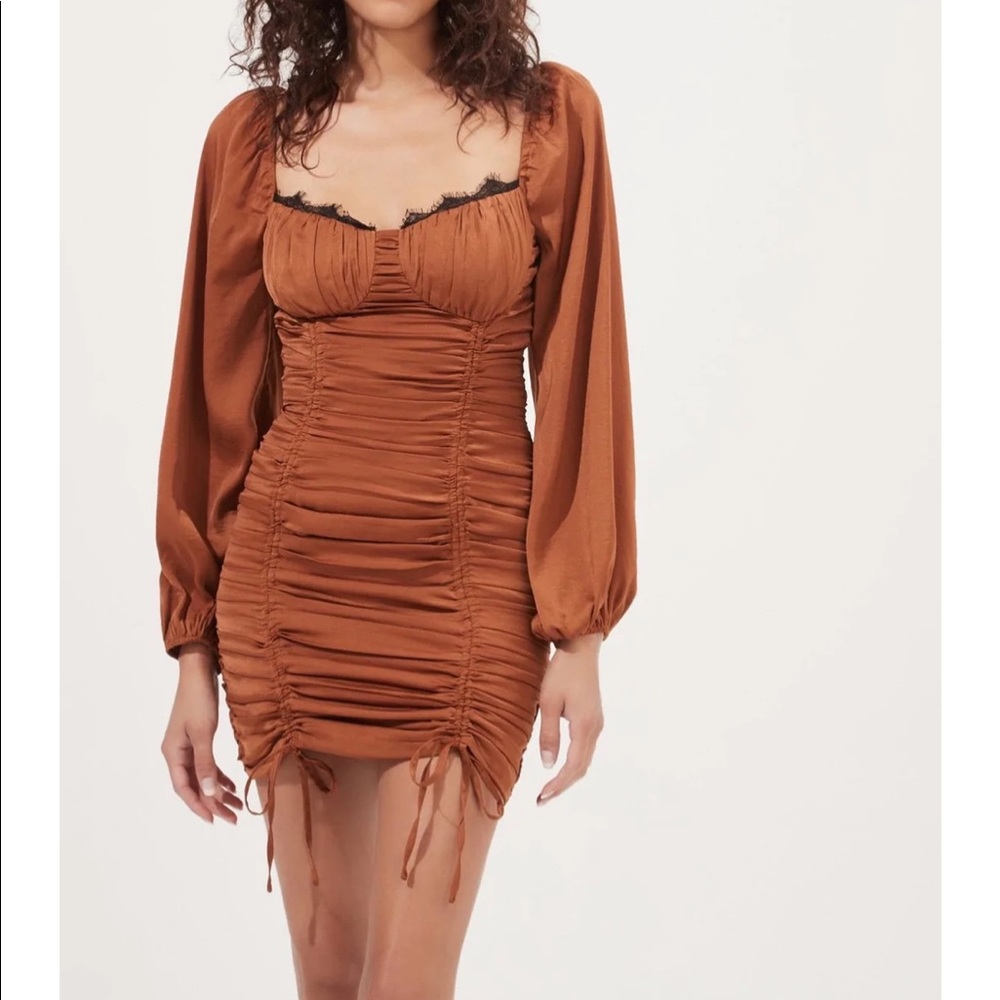 ASTR the Label Ruched Mini dress L
